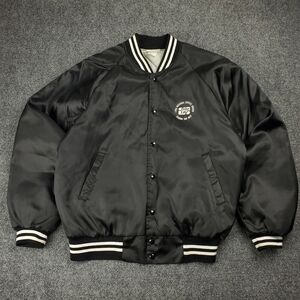 Vintage 90s 1996 Frito Lay Corporate Satin Bomber Varsity Jacket XL Hartwell